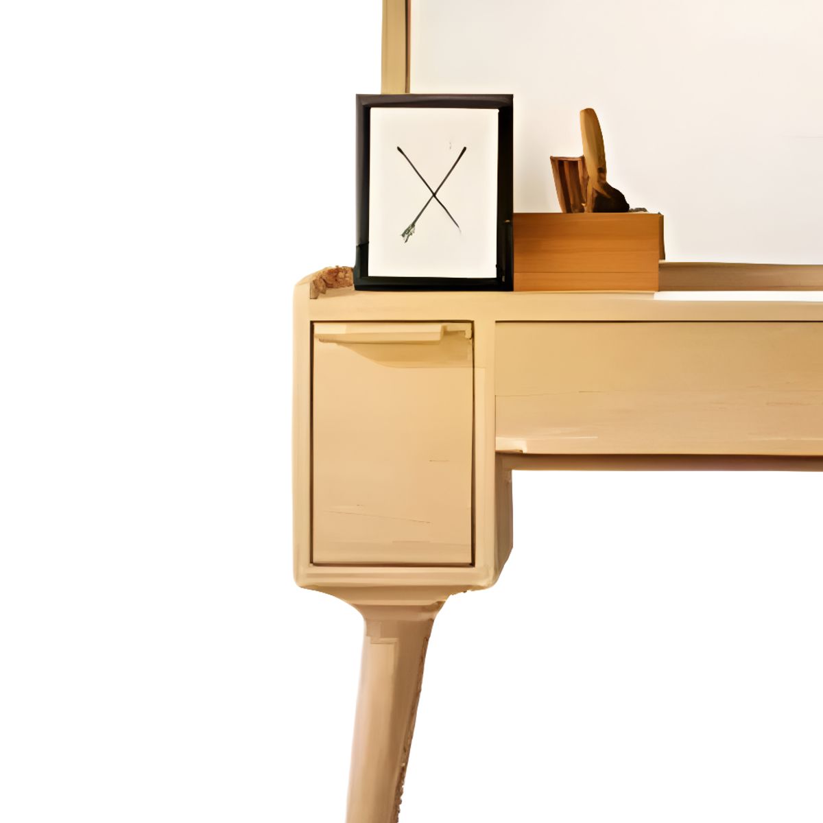 HOGAR & SPACIOS - HYS TOCADOR RETRO MADERA