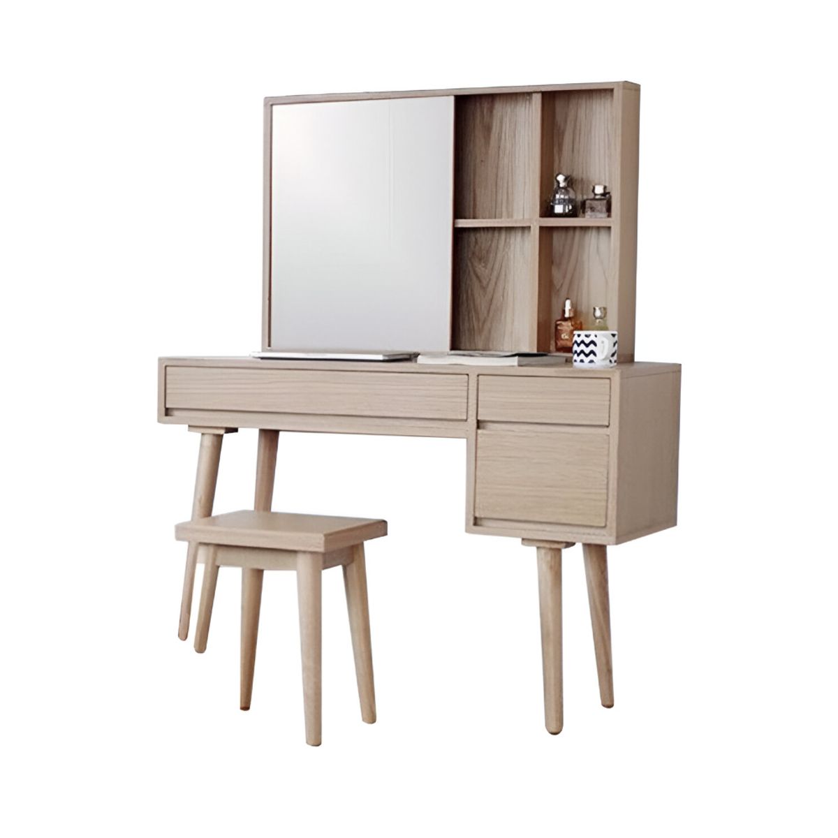 HOGAR & SPACIOS - HYS TOCADOR BETSABE MARRON CLARO