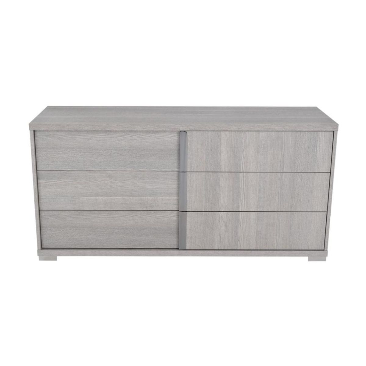 HOGAR & SPACIOS - HYS COMODA 6 CAJONES IZATTI GRIS CLARO