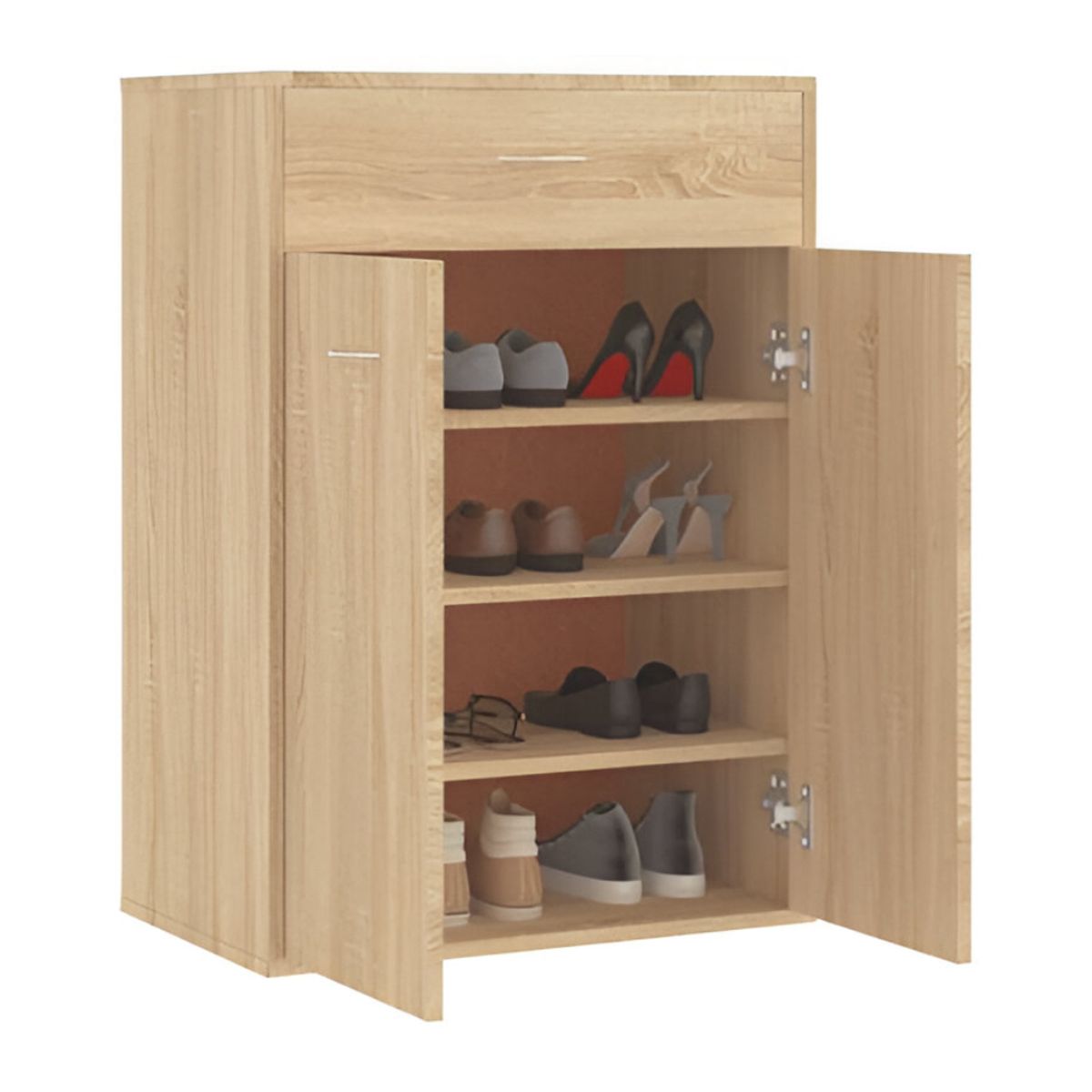 HOGAR & SPACIOS - HYS ZAPATERA ALDY 12 ZAPATOS ARENOSO