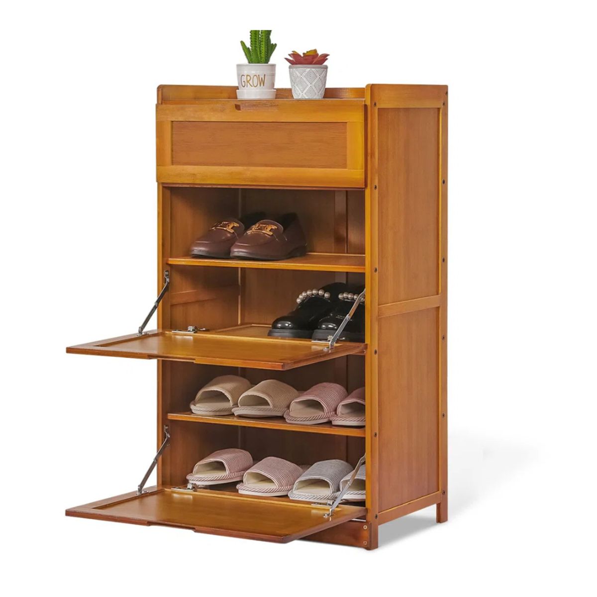 HOGAR & SPACIOS - HYS ZAPATERA RUST 24 ZAPATOS ARENOSO