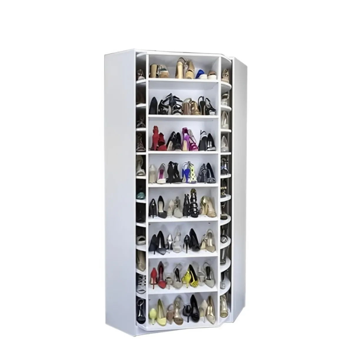 HOGAR & SPACIOS - HYS ZAPATERA 360 VERTICAL BLANCO