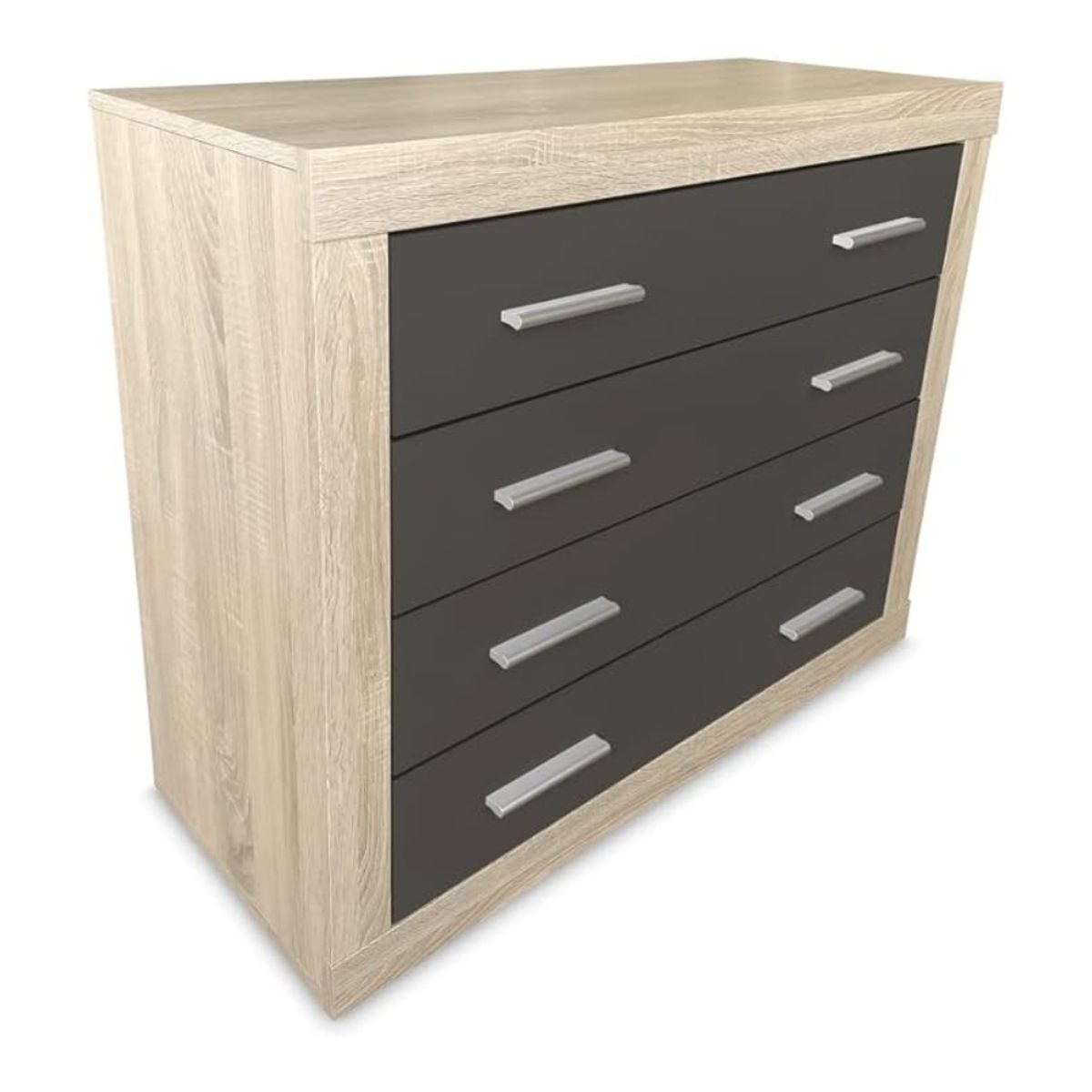 HOGAR & SPACIOS - HYS COMODA 4 CAJONES URBICA MADERA