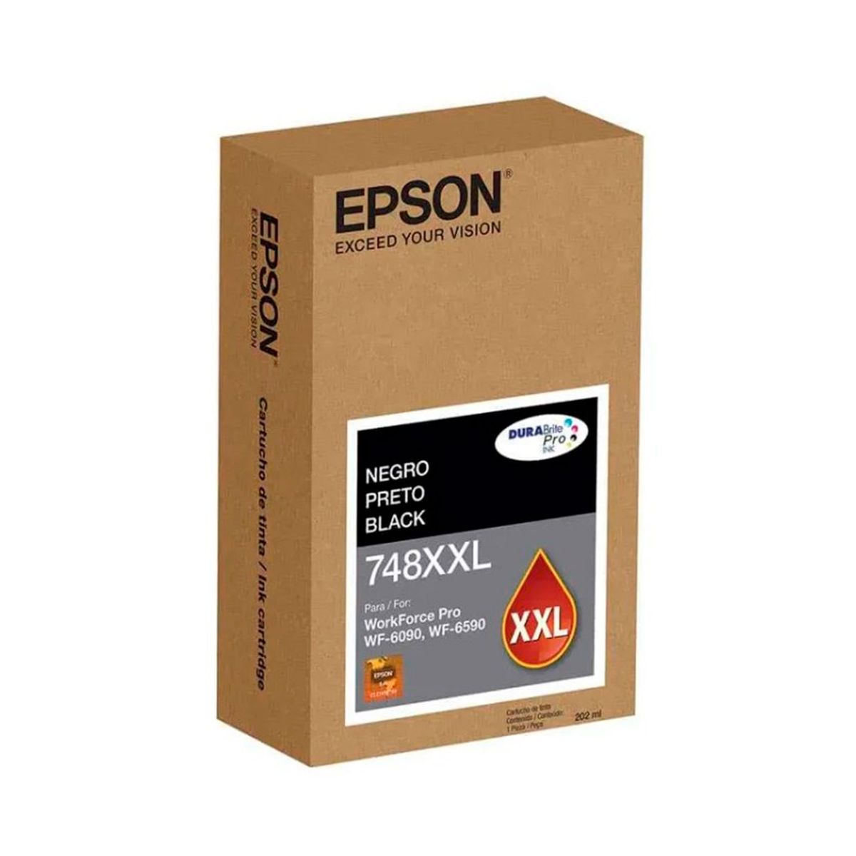 EPSON - CARTUCHO DE TINTA EPSON 748XXL NEGRO PARA WF-6090 PN T748XXL120-AL