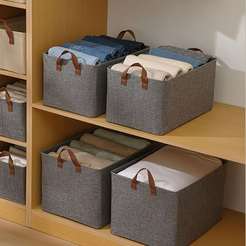 GENERICO - Set x 4 Cajas Organizadoras De Ropa Para Closet