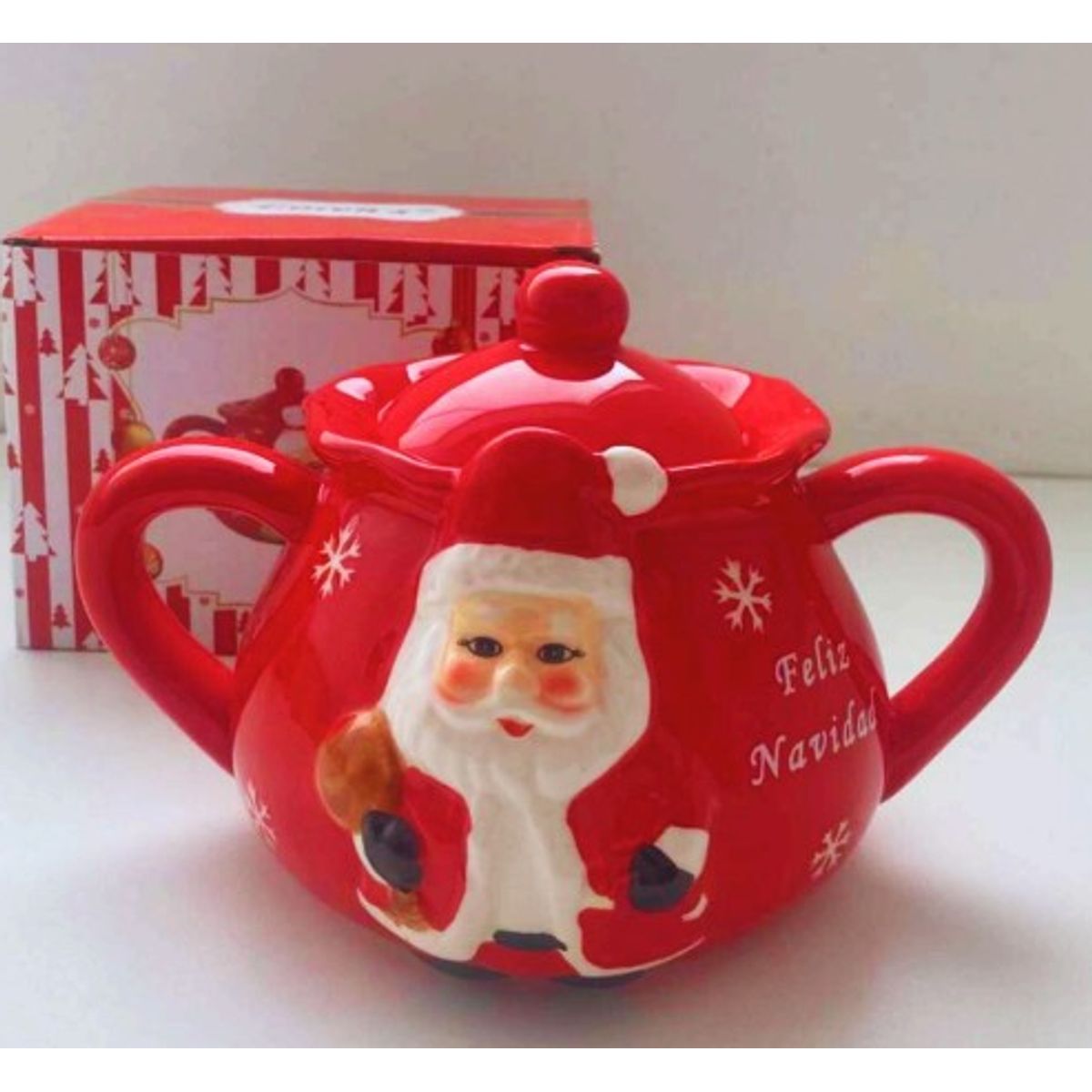 GENERICO - Azucarera Navideño Diseño de Papa Noel