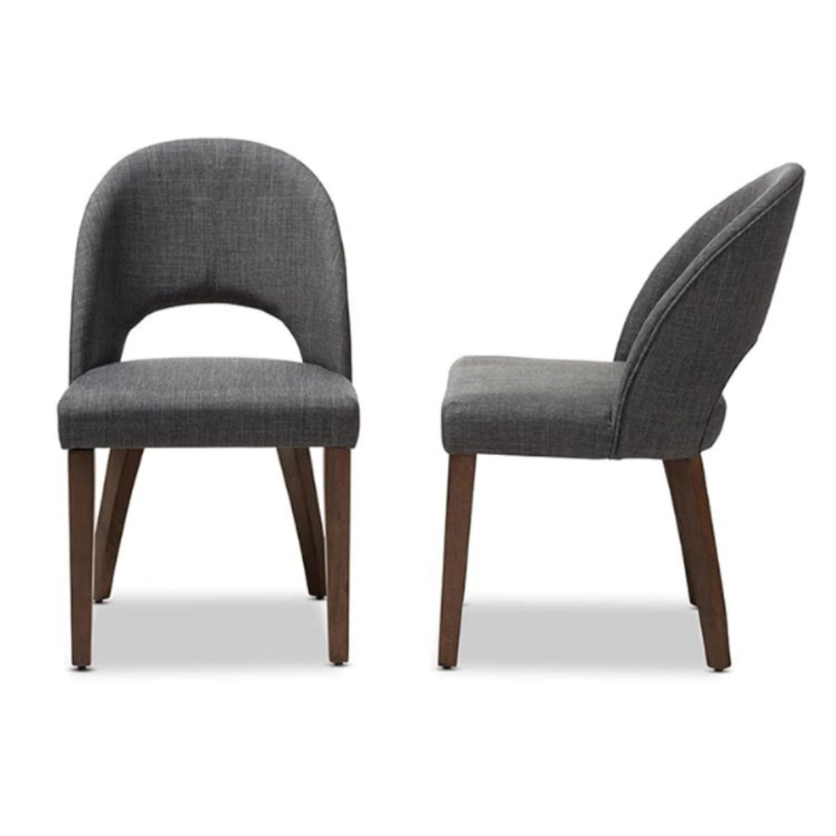 HOGAR & SPACIOS - HYS COMEDOR 4 SILLAS ZULEMA MARRON OSCURO