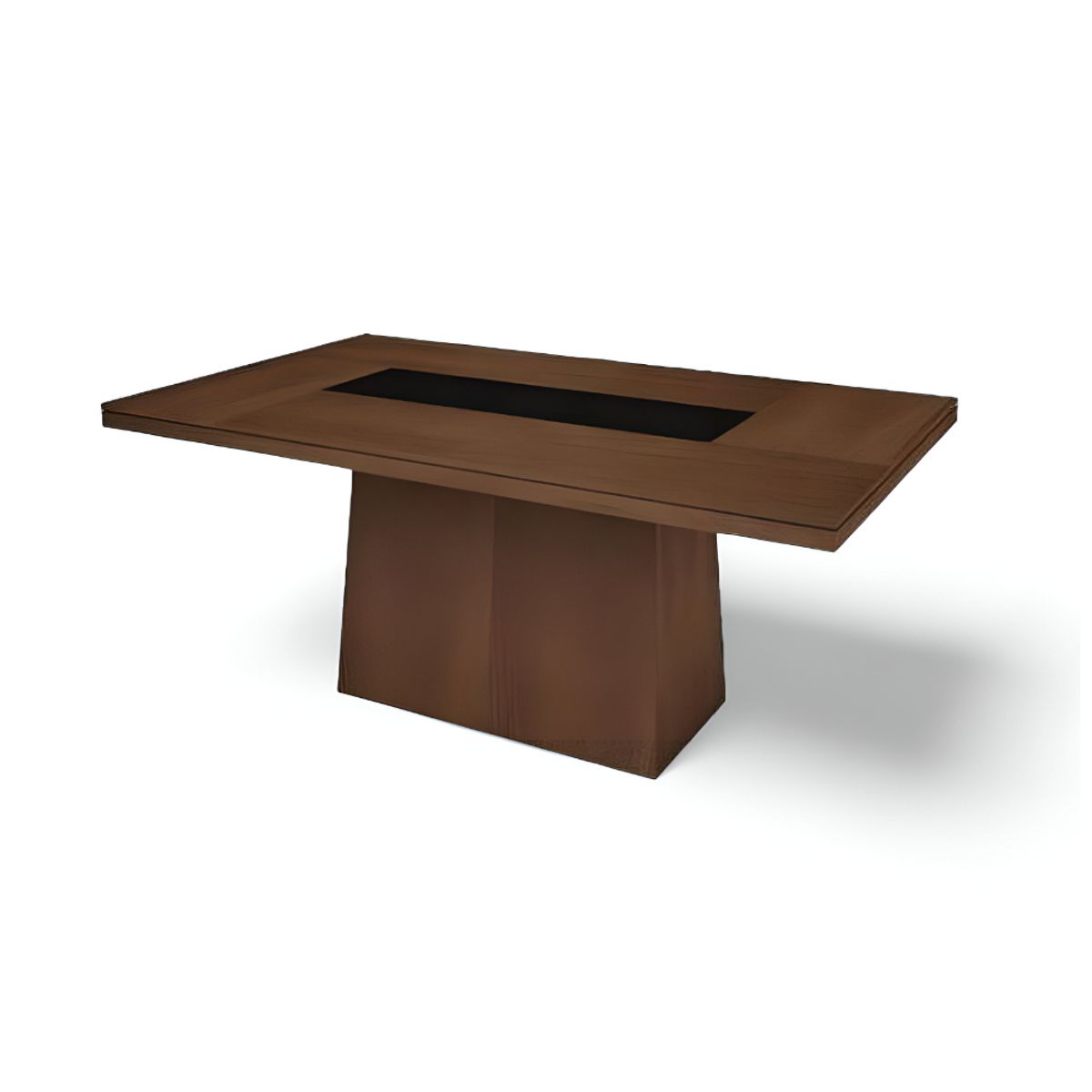 HOGAR & SPACIOS - HYS COMEDOR PARA 8 SILLAS BRUNE MARRON