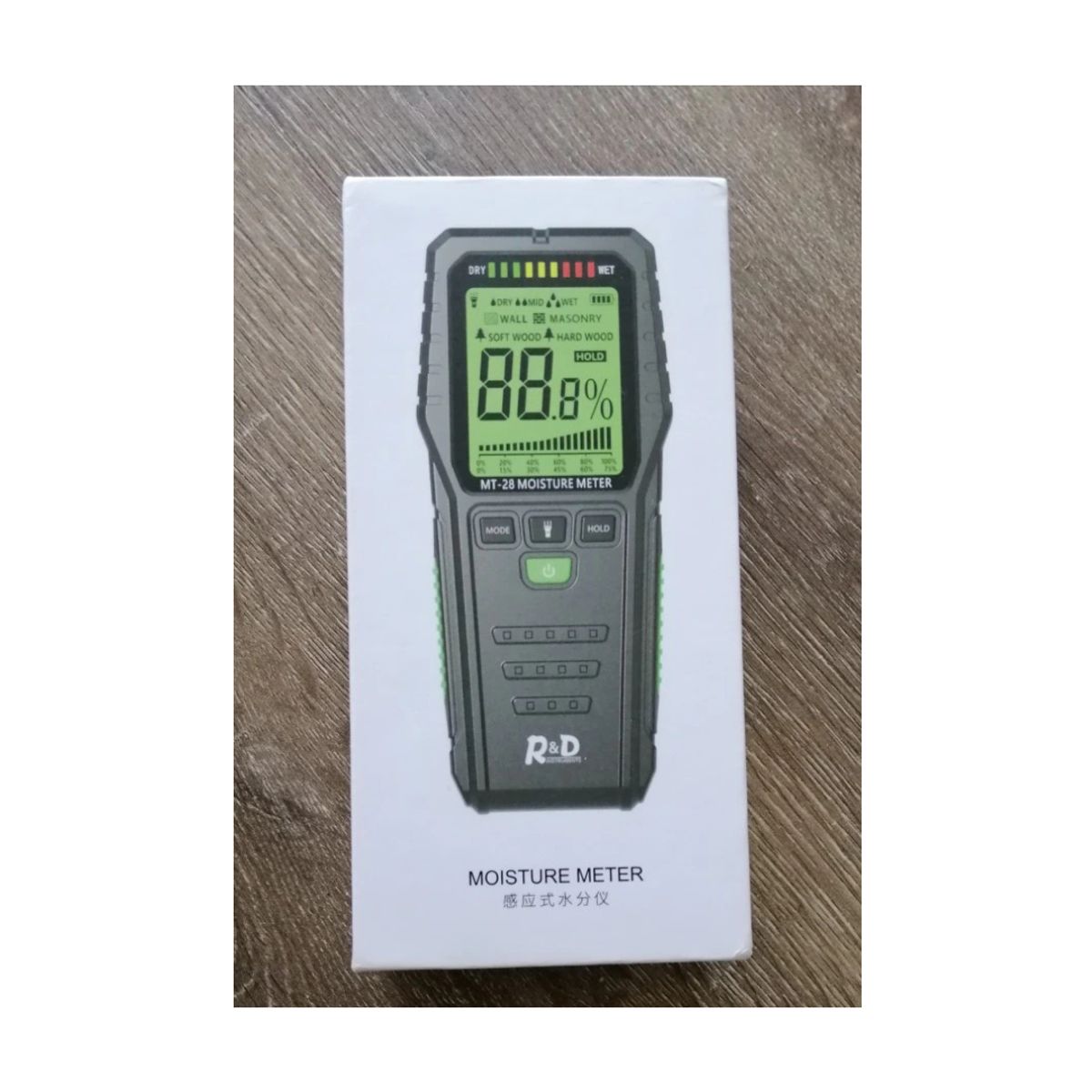 OEM - Medidor De Humedad De Pared Madera Y Concreto con sensor R&D