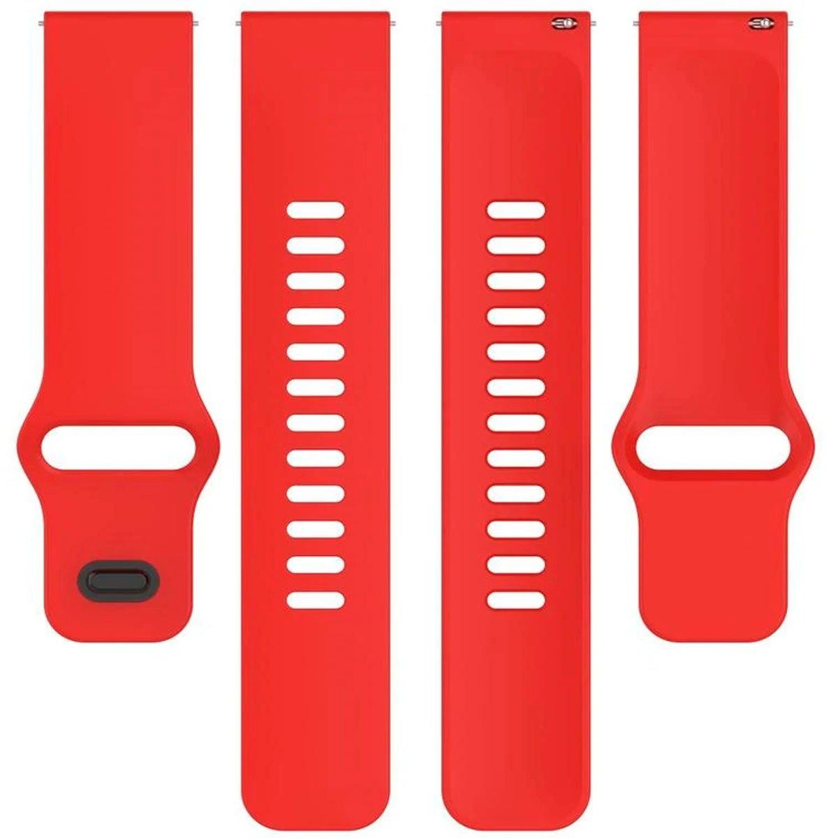 GENERICO - Correa de Silicona Para Xiaomi Redmi Watch 5 Active Rojo