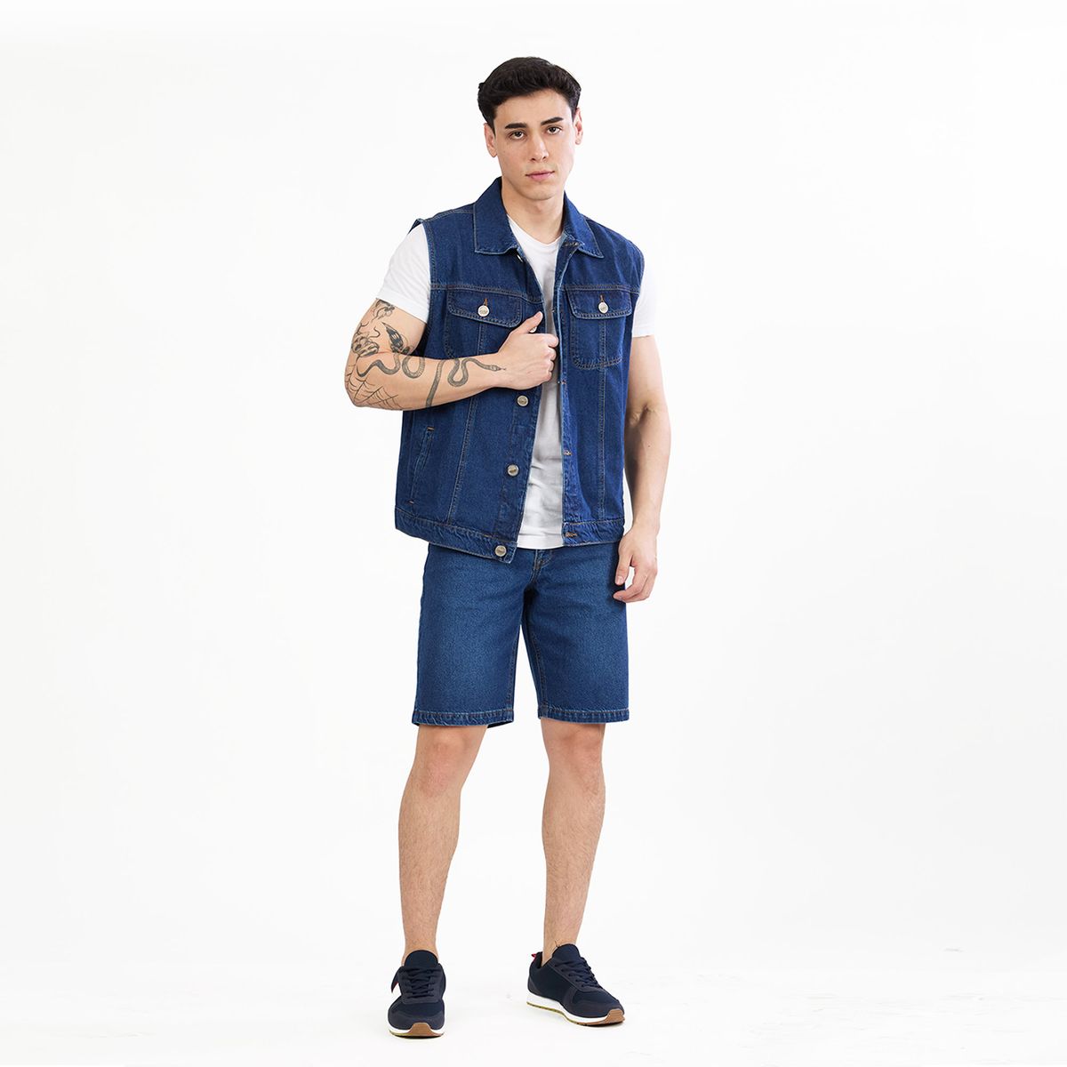 COTTON'S JEANS - CHALECO DENIM PARA HOMBRE OLIVER