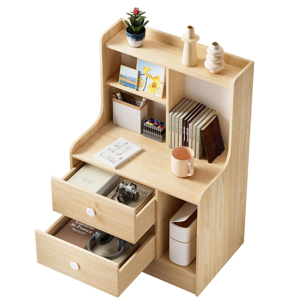 GENERICO - Velador con Almacenamiento Riona Amore Home