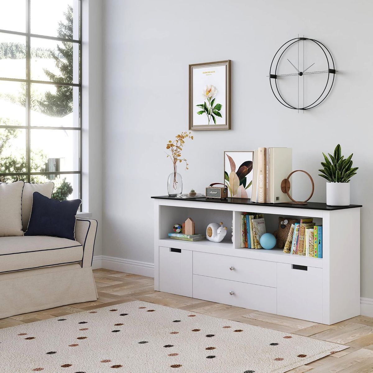 GENERICO - Estante con Cajones con Ruedas Infantil Ravyn Amore Home