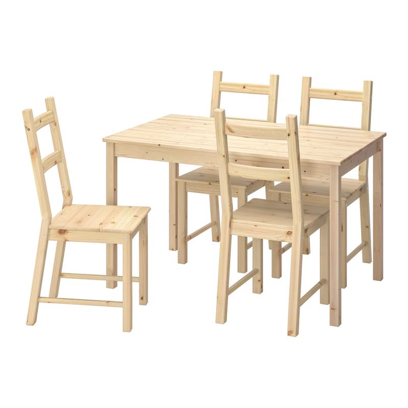 HOGAR & SPACIOS - HYS COMEDOR 4 SILLAS MICHELLE MAIZ