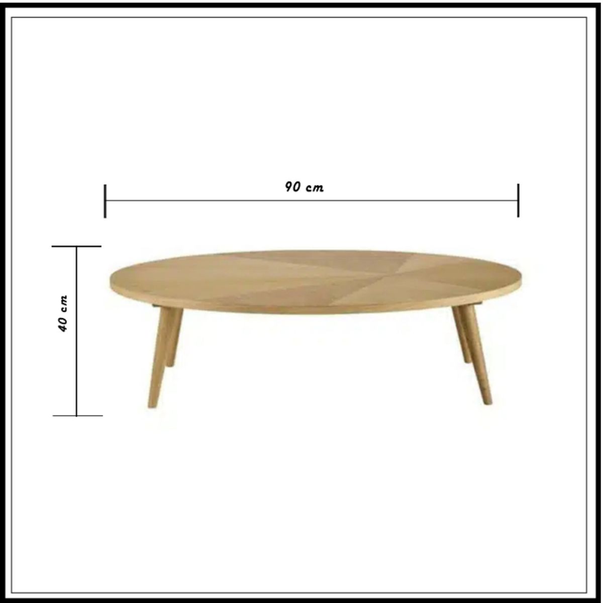 HOGAR & SPACIOS - HYS MESA CENTRO EGMONT MADERA