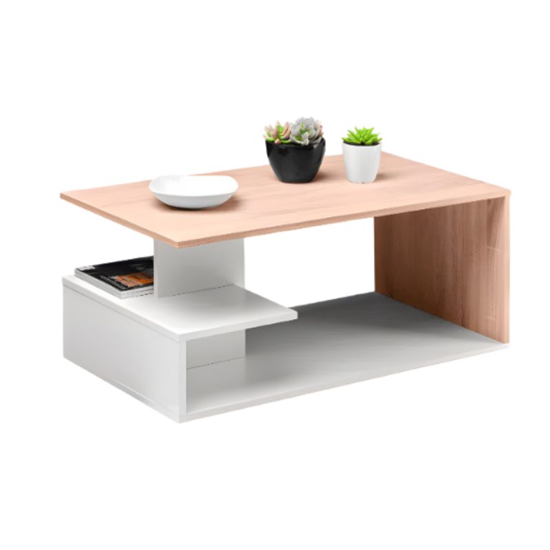 HOGAR & SPACIOS - HYS MESA DE CENTRO CRISTIAN GRIS CLARO