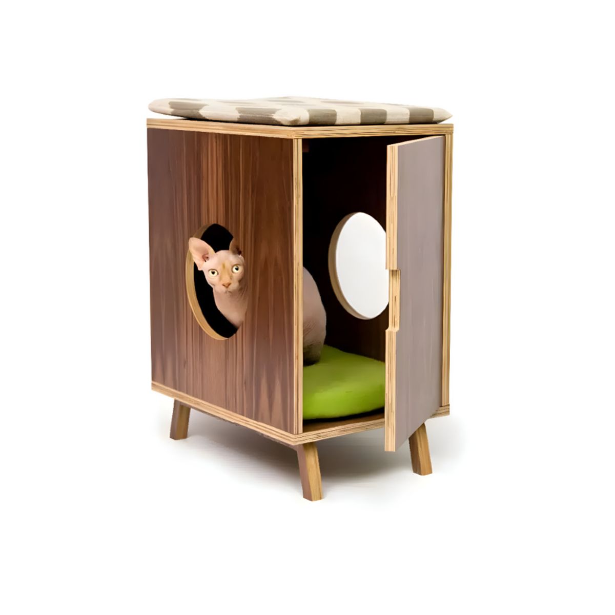 HOGAR & SPACIOS - HYS MESITA HOME MADERA