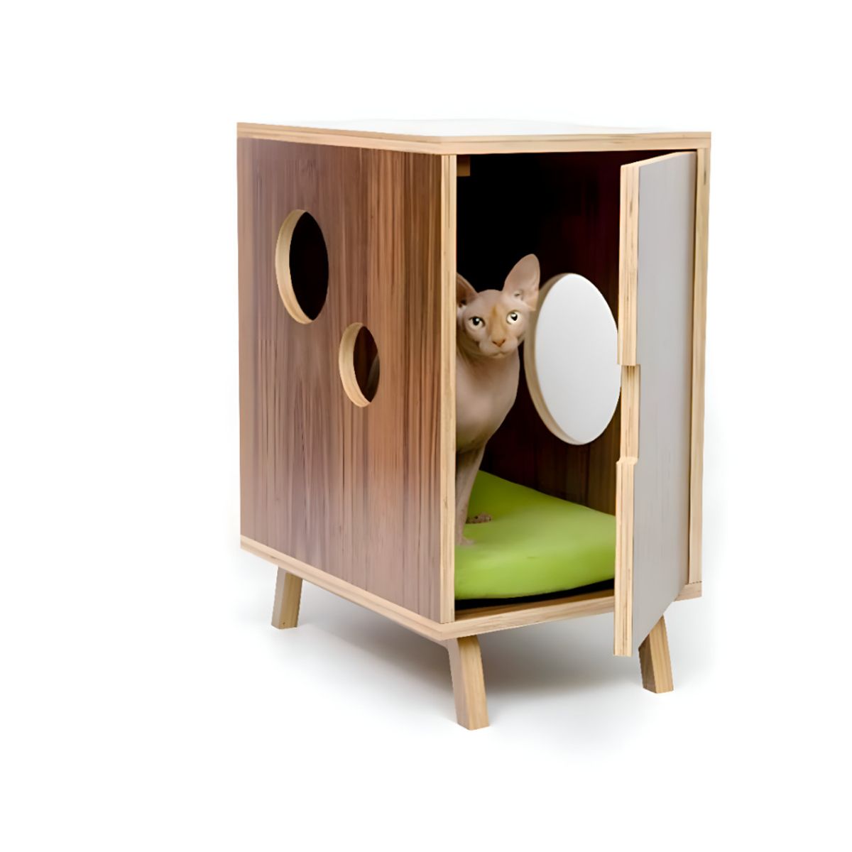 HOGAR & SPACIOS - HYS MESITA HOME MADERA