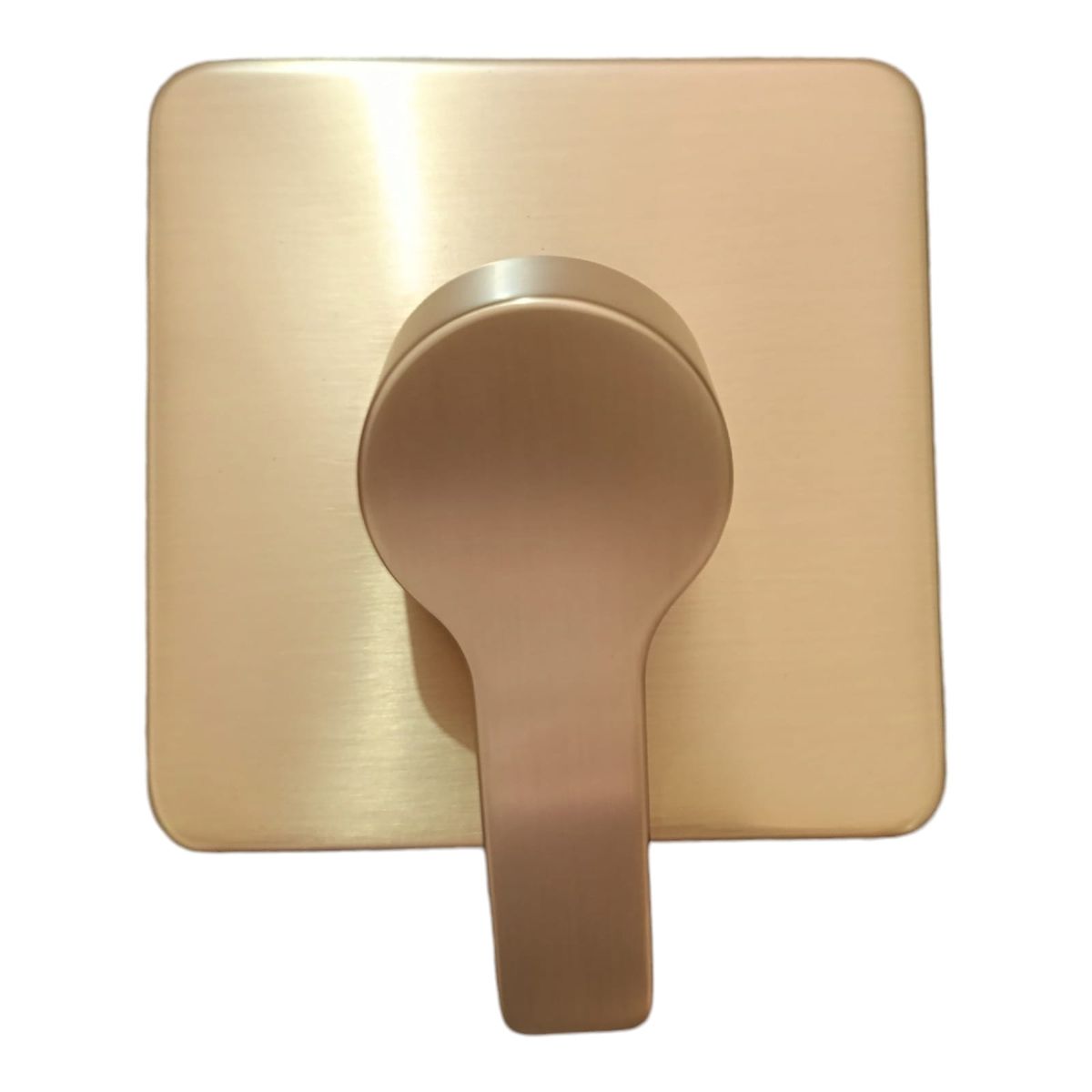 APACHE - Super Combo Ducha 20cm + Llave Aleta tipo monomando agua fría Dorado Mate Acero Inoxidable