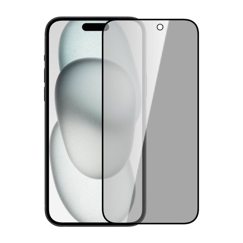 GENERICO - Protector de Pantalla para iPhone 16 Anti Espía Mica de Vidrio