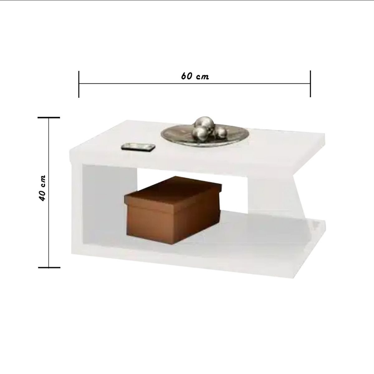 HOGAR & SPACIOS - HYS MESA CENTRO DANNA BLANCO
