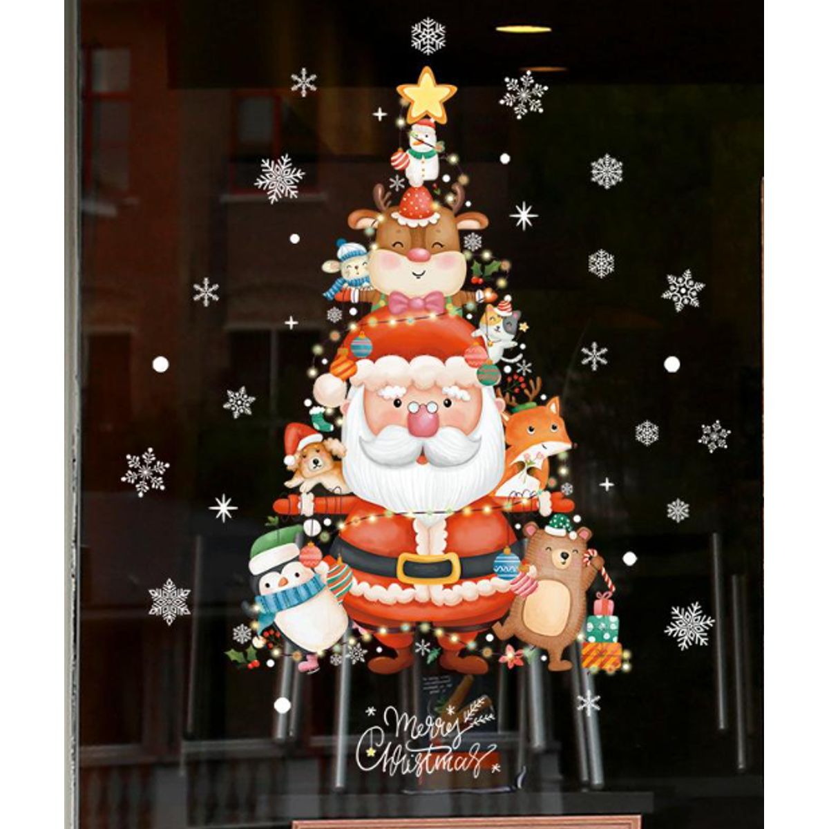 GENERICO - Pegatinas Navideñas - Decora tus ventanas