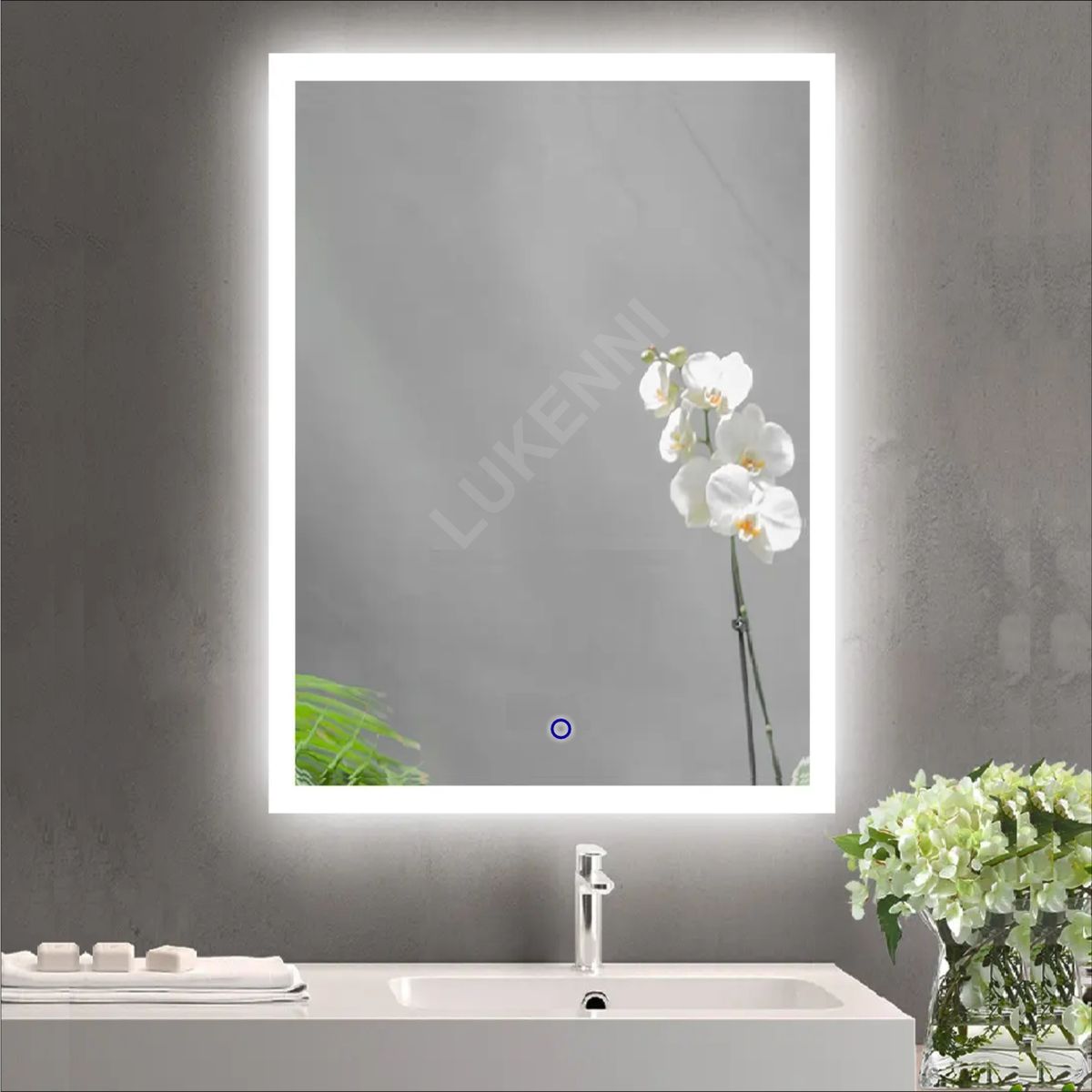 OEM - Espejo LED Touch 50x70 cm WESTI