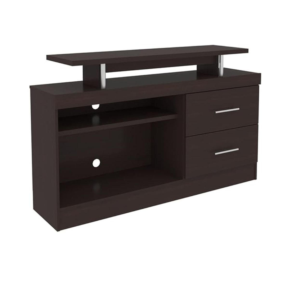 HOGAR & SPACIOS - HYS CENTRO DE ENTRETENIMIENTO ERWAN HASTA 60 MARRON OSCURO