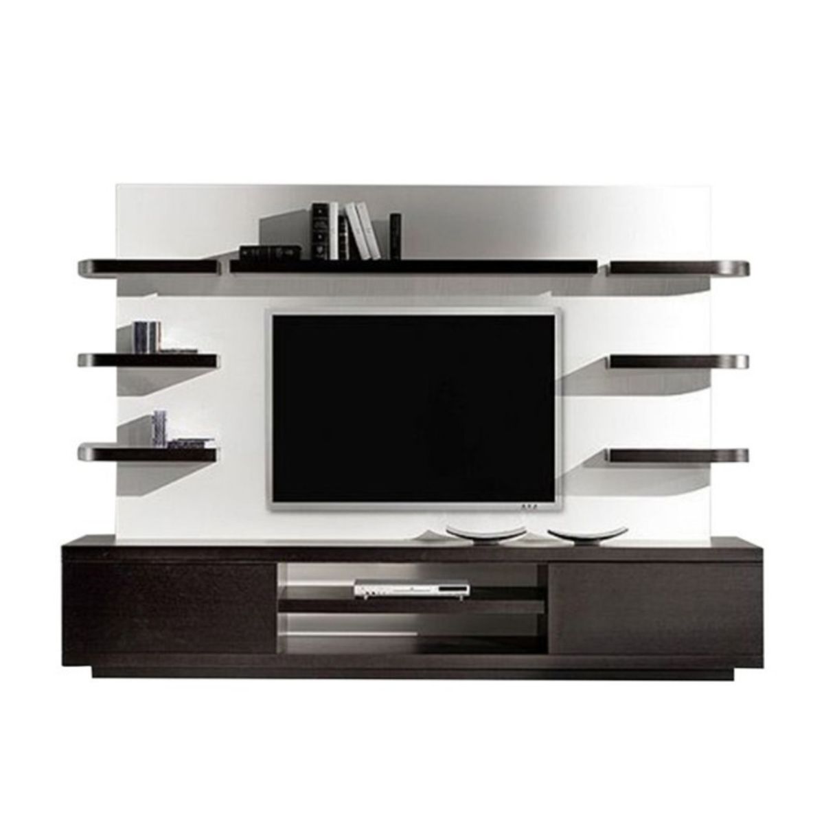 HOGAR & SPACIOS - HYS CENTRO DE ENTRETENIMIENTO JONS HASTA 60 GRIS OSCURO