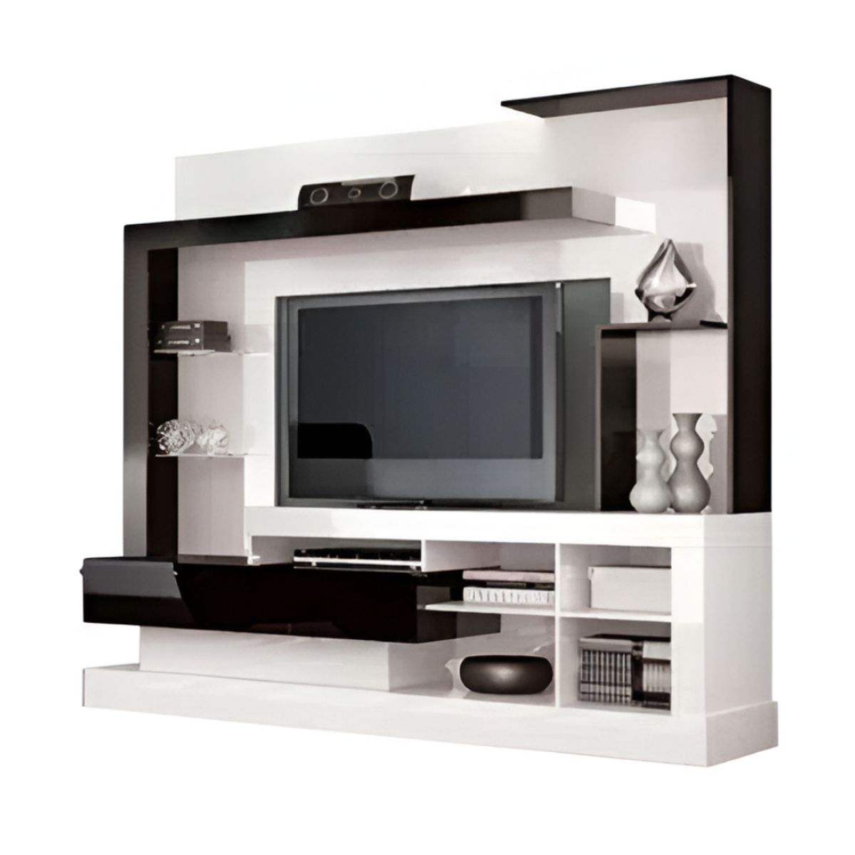 HOGAR & SPACIOS - HYS CENTRO DE ENTRETENIMIENTO MERCI HASTA 50 NEGRO