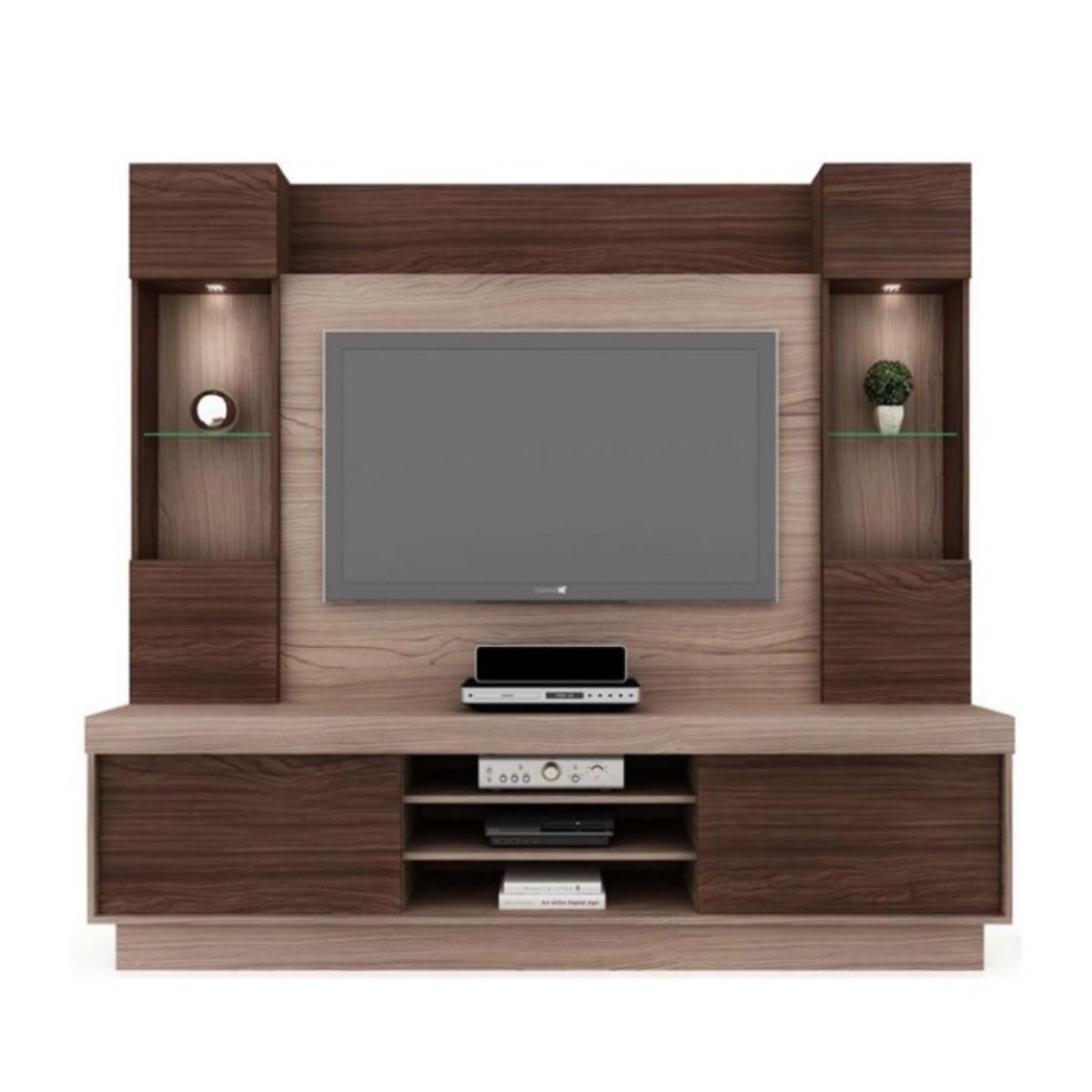 HOGAR & SPACIOS - HYS CENTRO DE ENTRETENIMIENTO ROUS MARRON