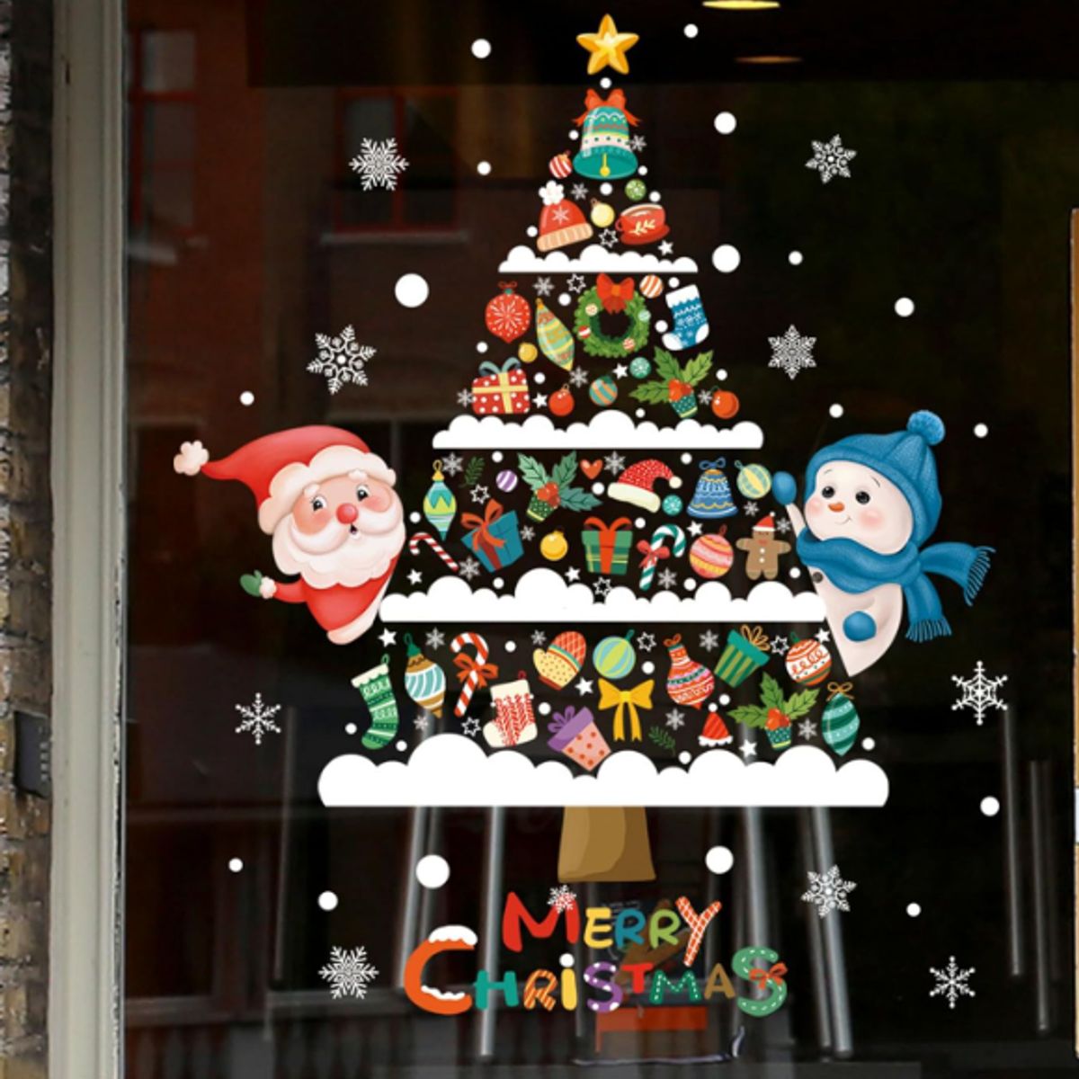 GENERICO - Pegatinas Navideñas - Decora tus ventanas