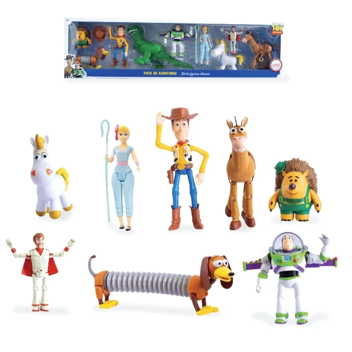 TOY STORY - Set de Muñecos de Jebe Toy Story Articulados 9 Pcs