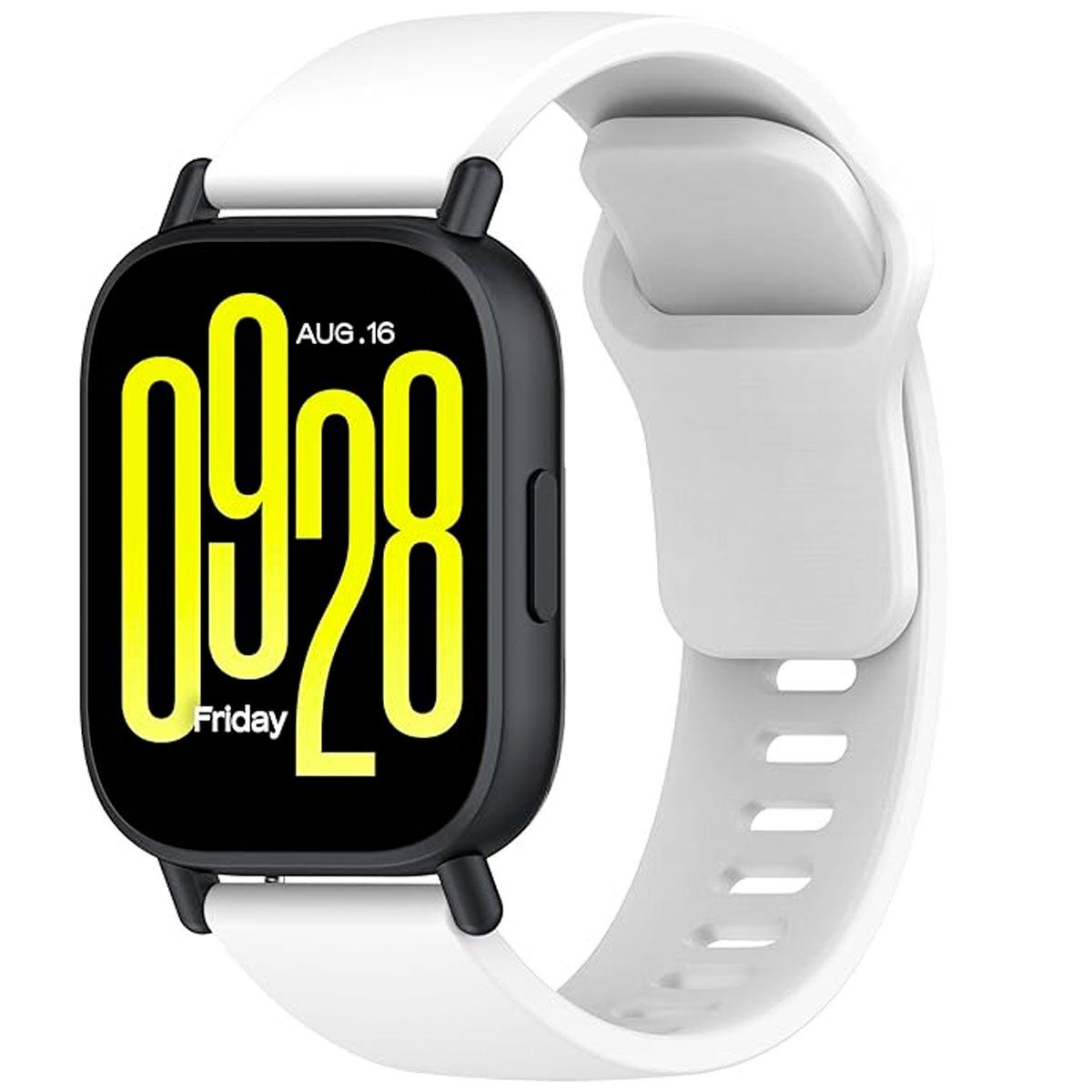 GENERICO - Correa de Silicona Para Xiaomi Redmi Watch 5 Active Blanco