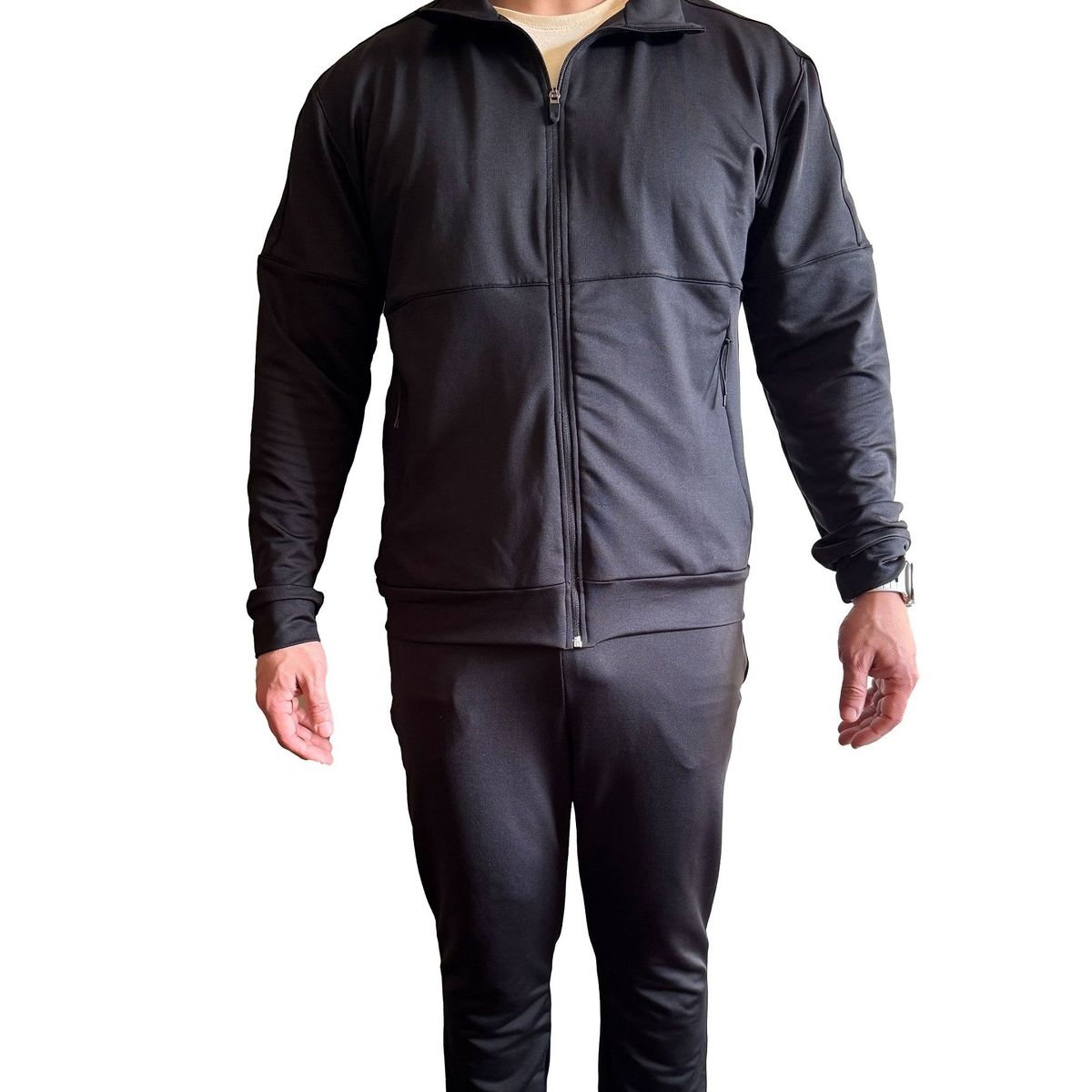 GENERICO - Conjunto Buzo deportivo Hombre - Negro