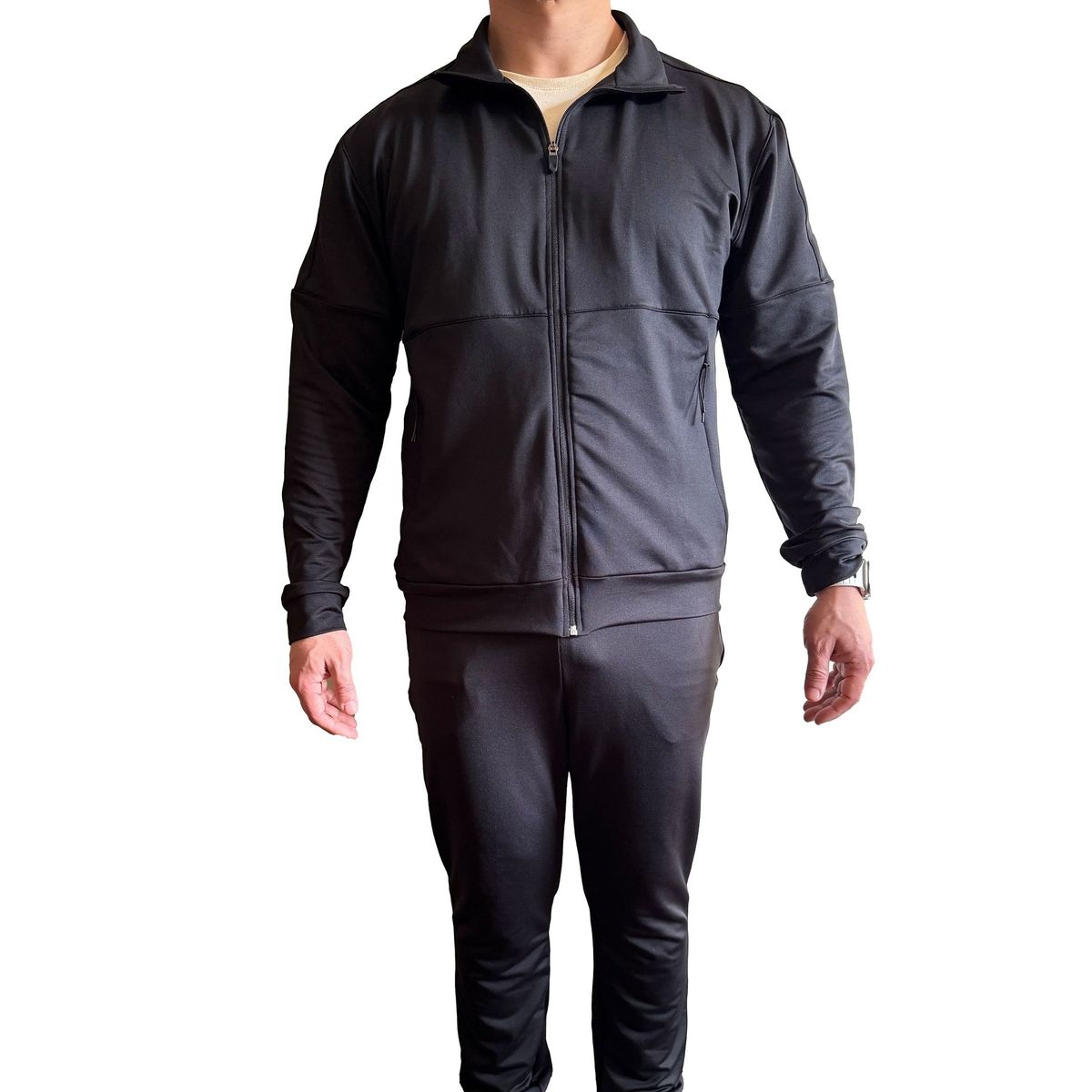 GENERICO - Conjunto Buzo deportivo Hombre - Negro