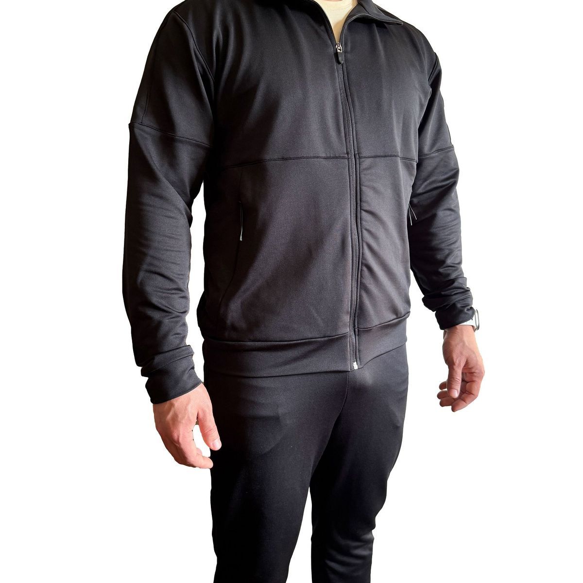 GENERICO - Conjunto Buzo deportivo Hombre - Negro