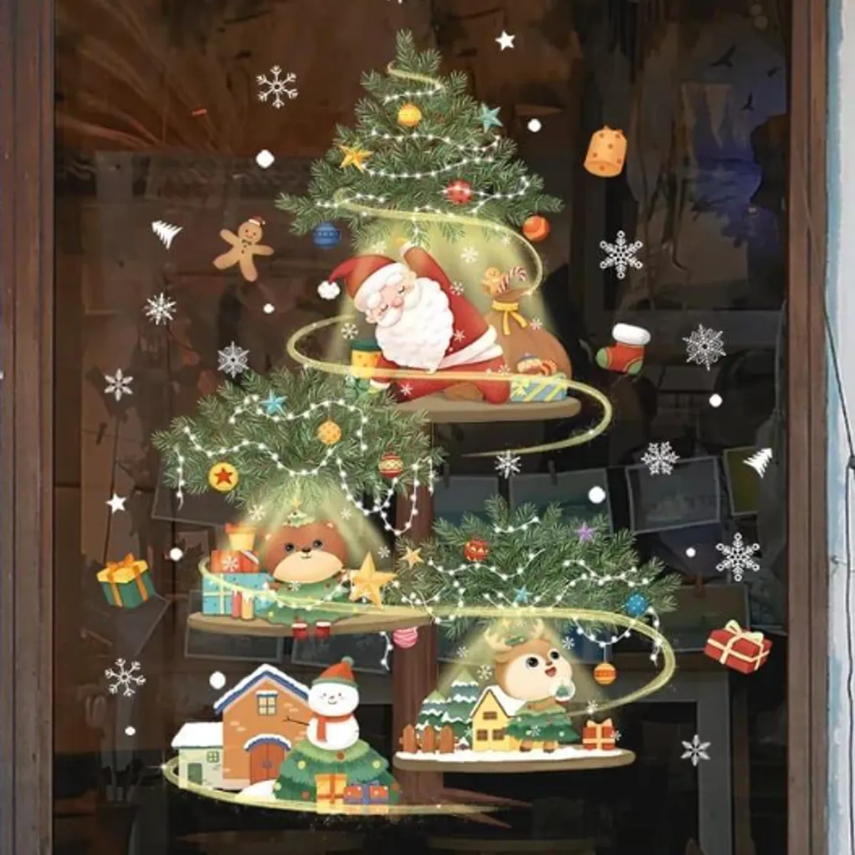 GENERICO - Pegatinas Navideñas - Decora tus ventanas