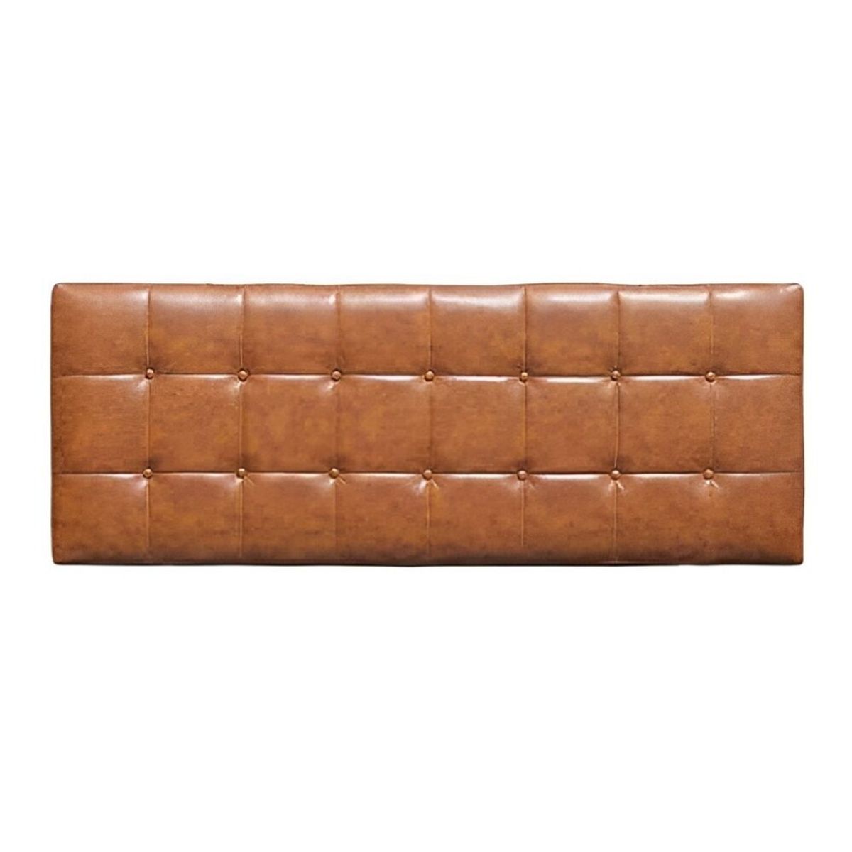 HOGAR & SPACIOS - HYS CABECERA QUEEN BABILONIA CUADRO CHOCOLATE