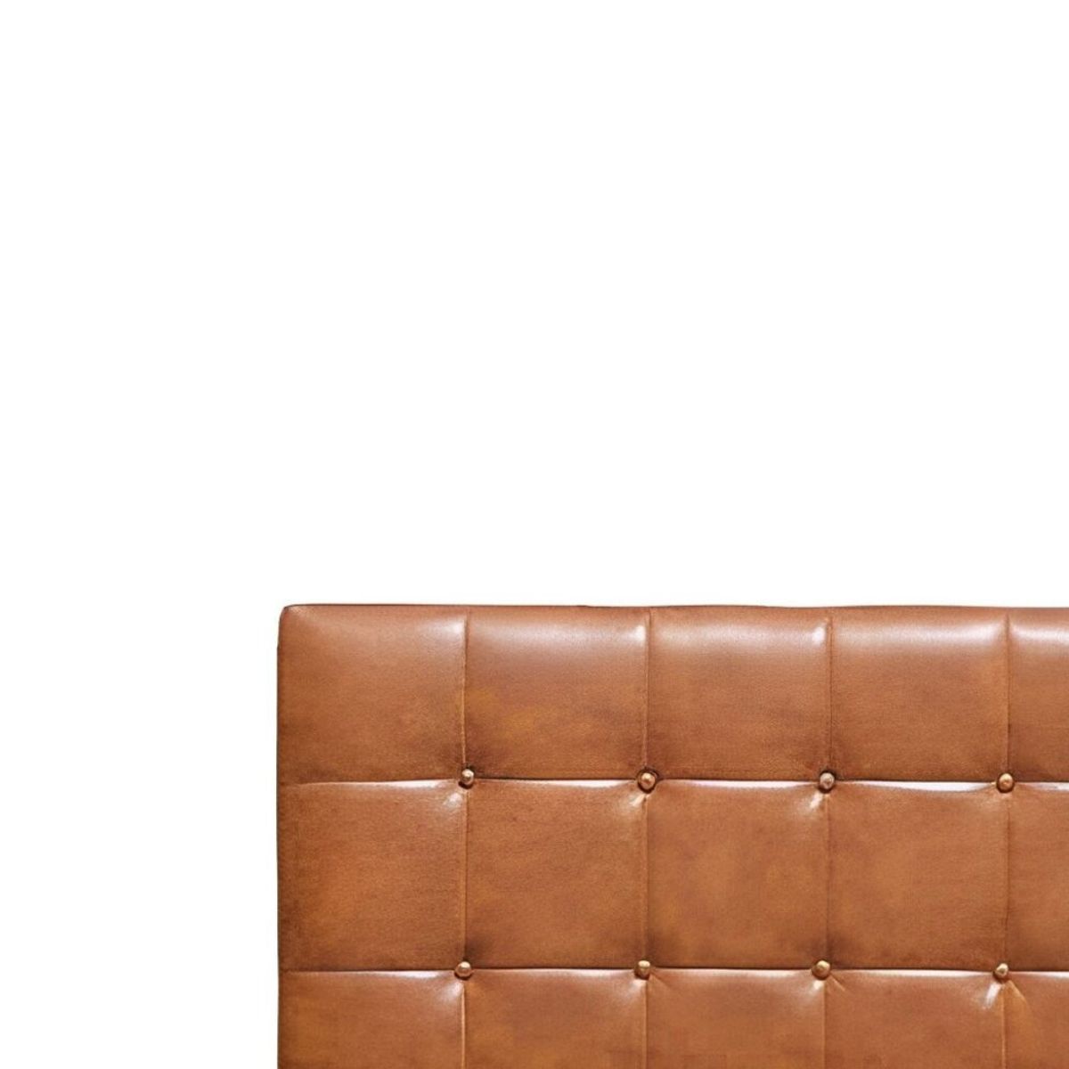 HOGAR & SPACIOS - HYS CABECERA QUEEN BABILONIA CUADRO CHOCOLATE