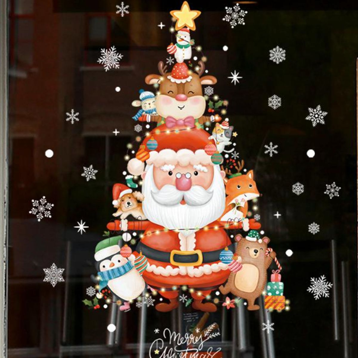 GENERICO - Pegatinas Navideñas - Decora tus ventanas