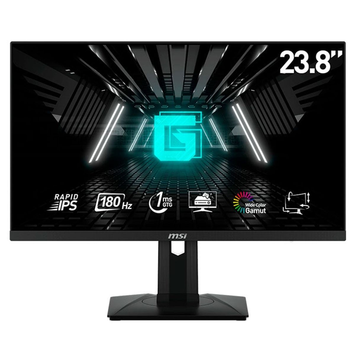 MSI - Monitor Gaming MSI G244PF E2 23.8" FHD 180 Hz 1ms IPS Rápido Pívot