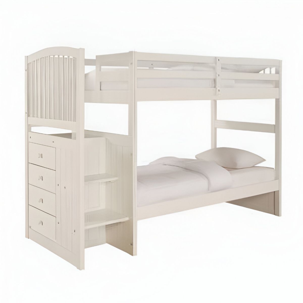 HOGAR & SPACIOS - HYS CAMAROTE 2 PLZ CON ESTANTE SEIDER NEGRO