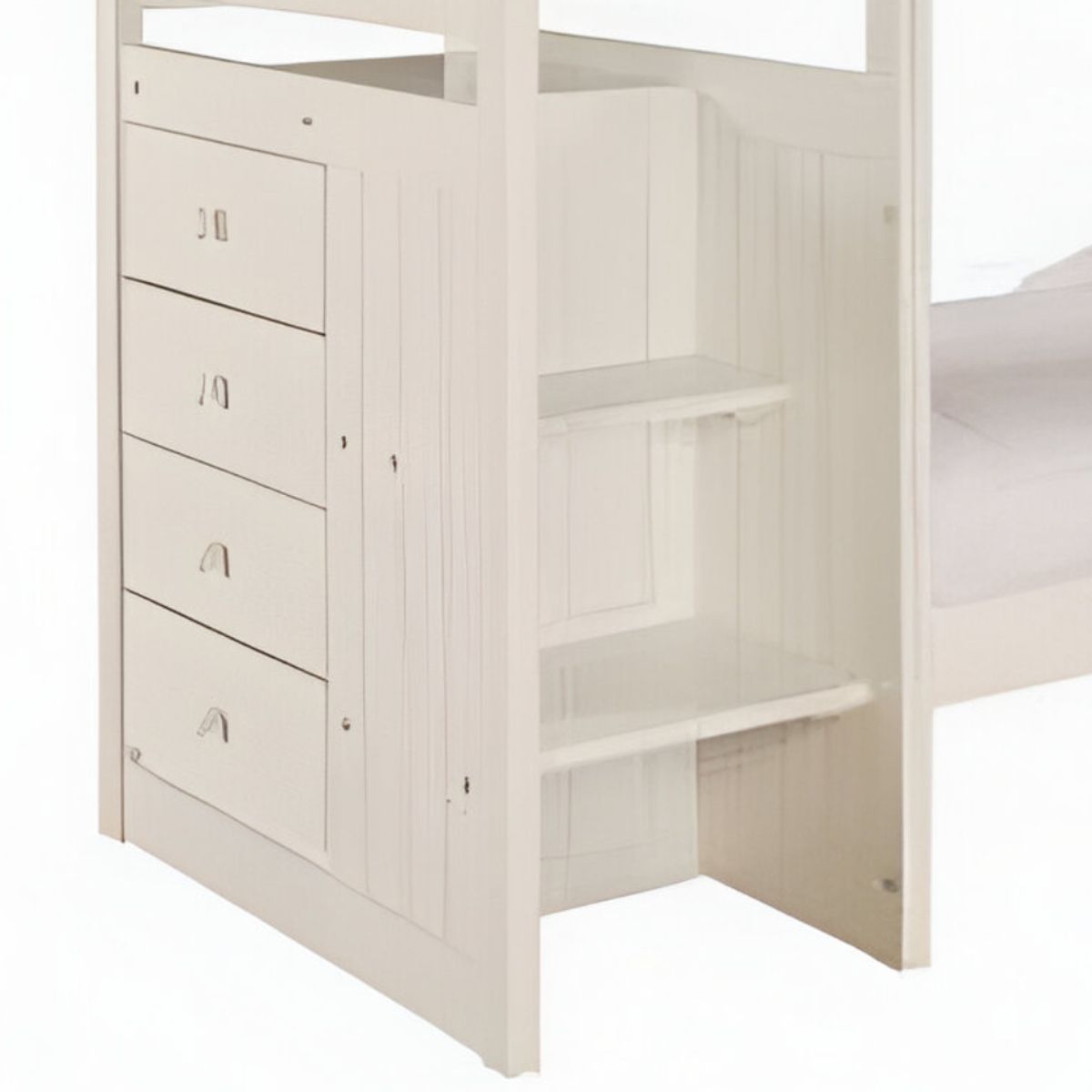 HOGAR & SPACIOS - HYS CAMAROTE 2 PLZ CON ESTANTE SEIDER NEGRO