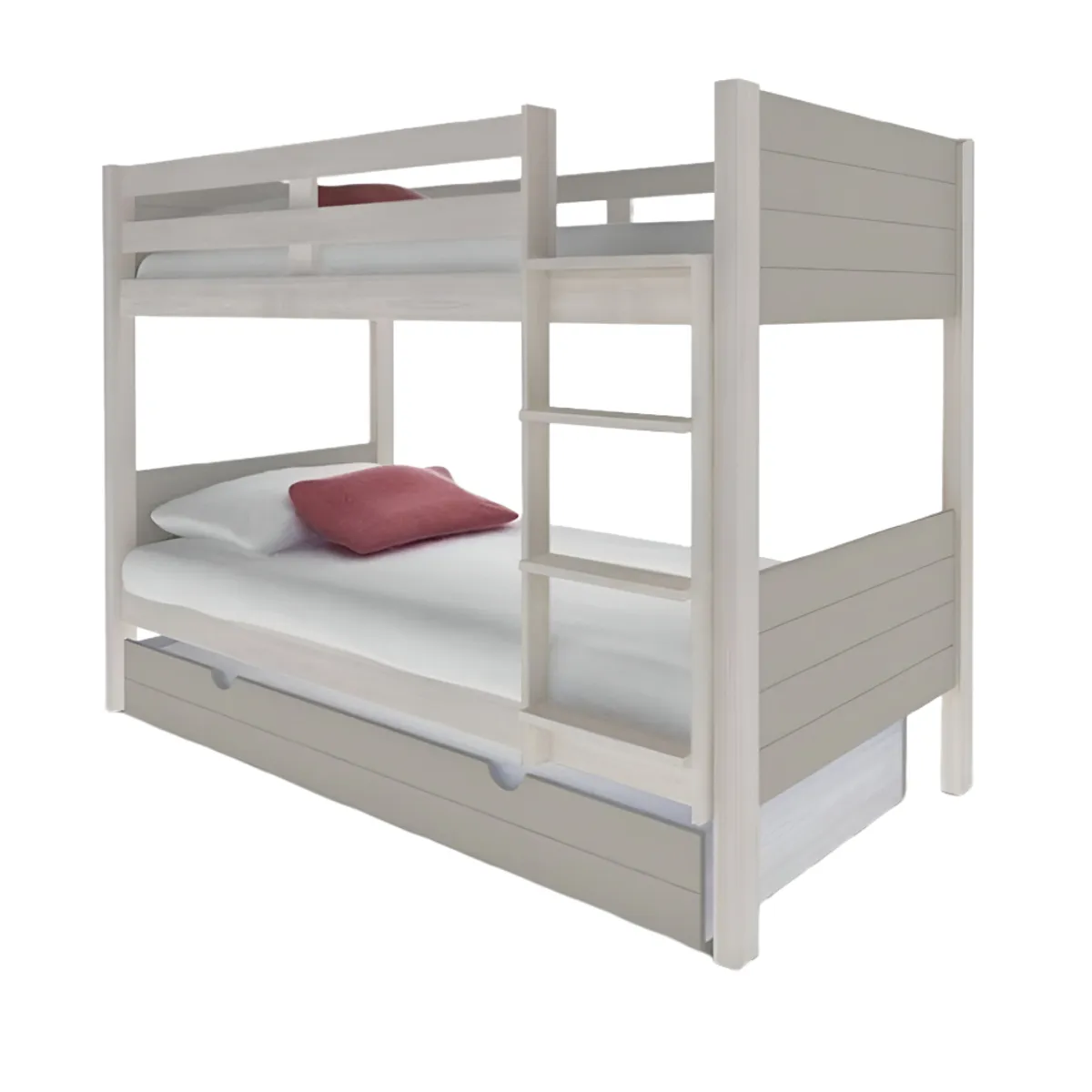 HOGAR & SPACIOS - HYS CAMAROTE 2 PLZ LUAN GRIS CLARO