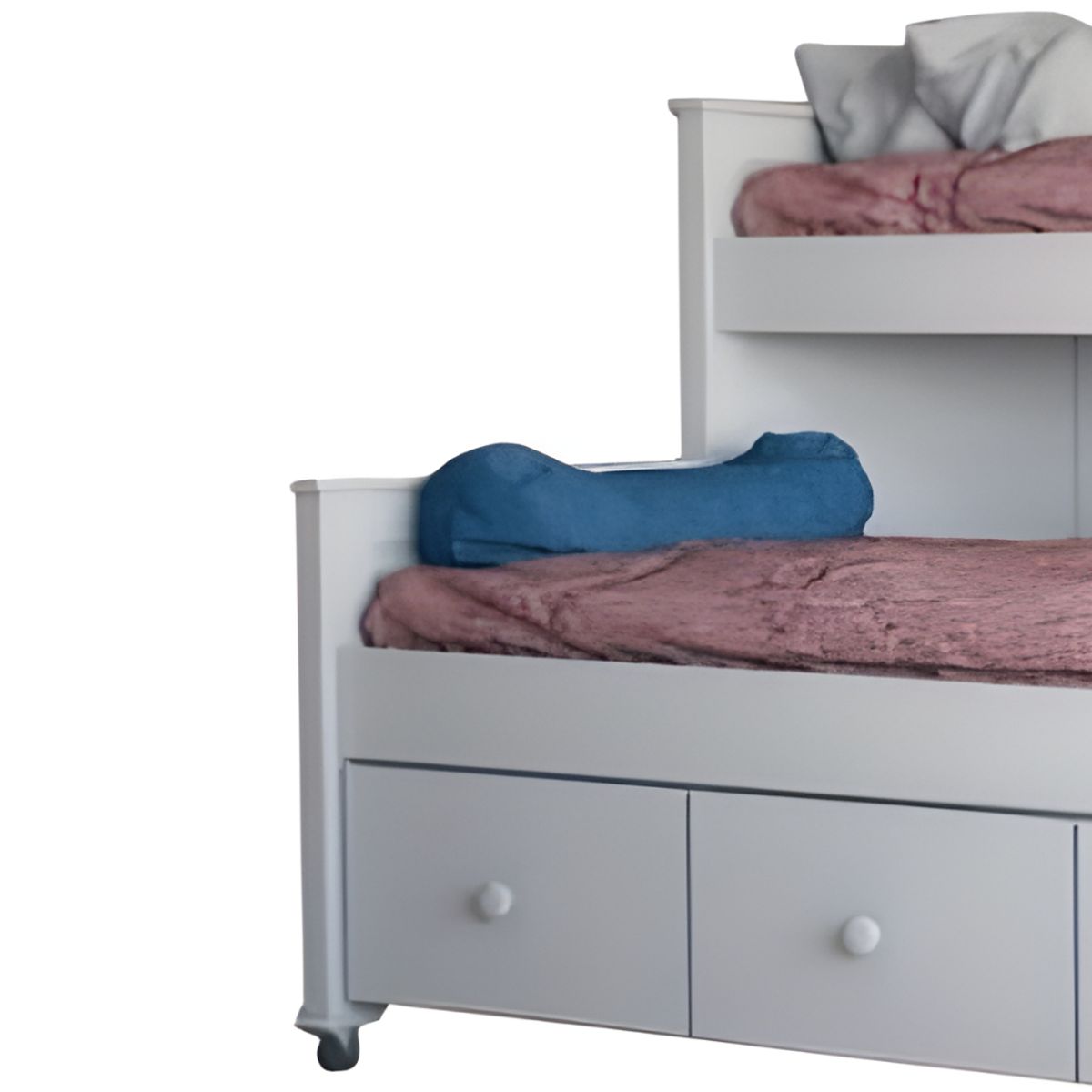 HOGAR & SPACIOS - HYS DORMITORIO 2 PLZ CON CAMA NIDO LIZANIA BLANCO