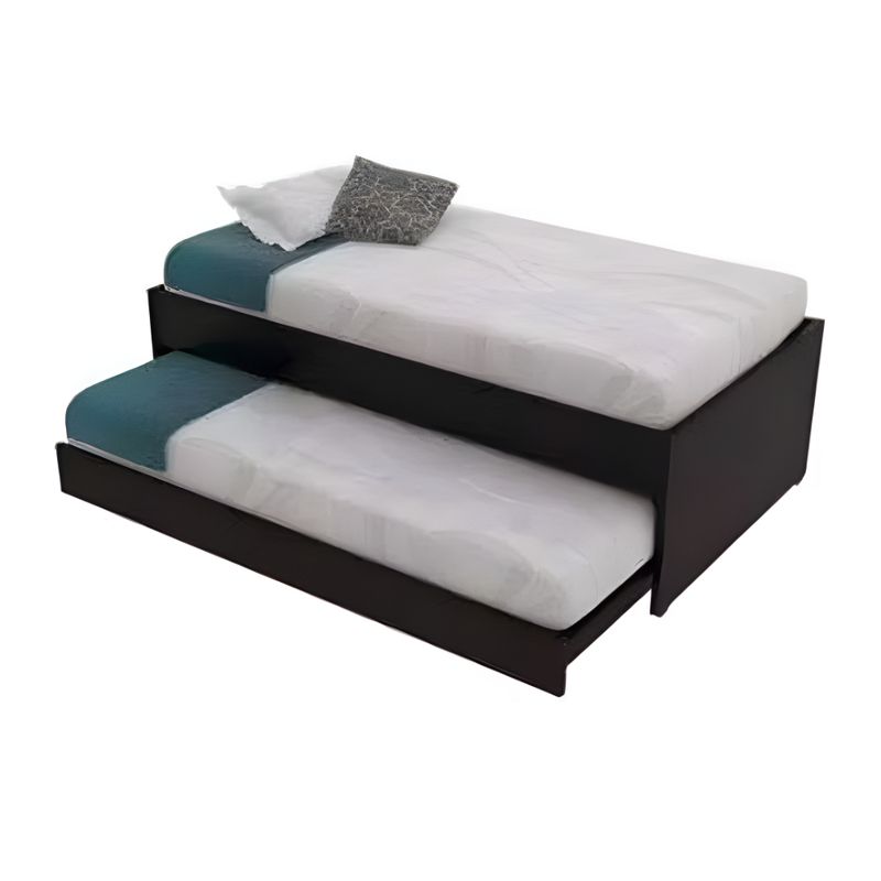 HOGAR & SPACIOS - HYS DORMITORIO 2 PLZ CON CAMA NIDO PERLA NEGRO