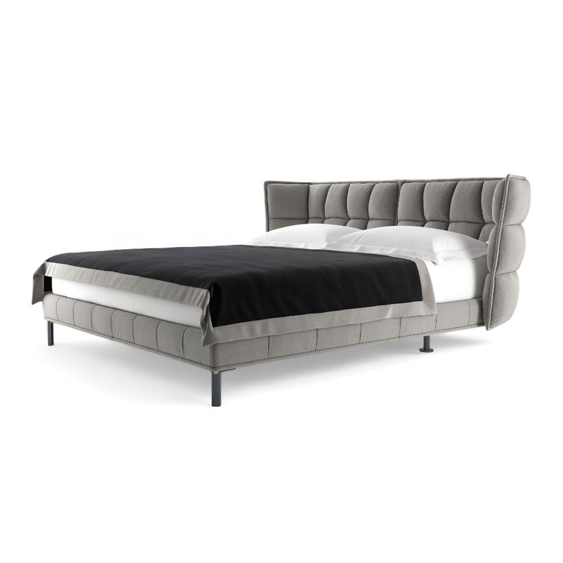 HOGAR & SPACIOS - HYS DORMITORIO 2 PLZ LOAF GRIS CLARO