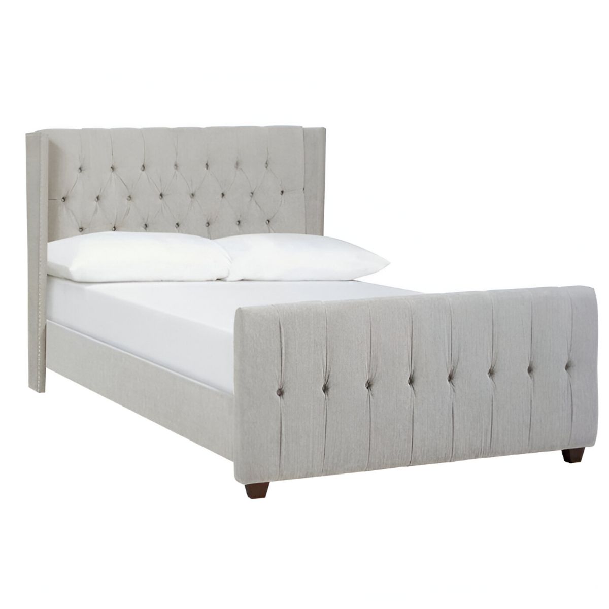 HOGAR & SPACIOS - HYS DORMITORIO 2 PLZ TORONTO GRIS CLARO