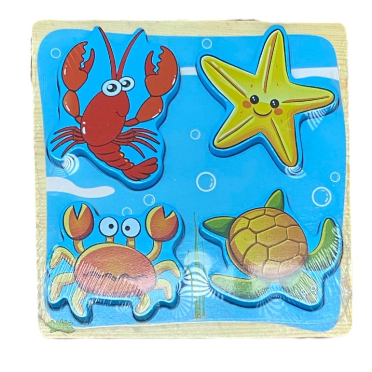 GENERICO - Rompecabezas de Madera Animales del Oceano